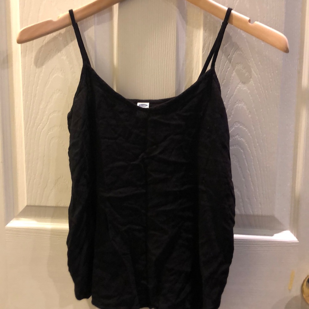 Black tank top